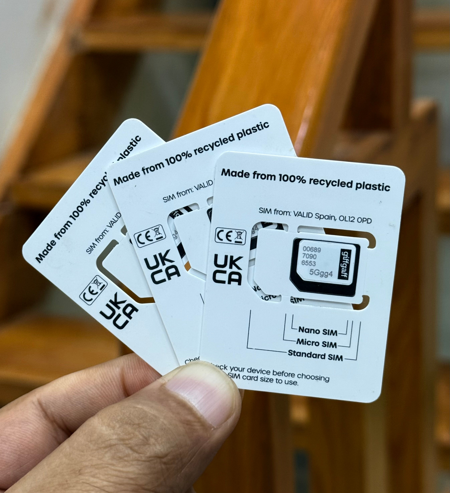 GiffGaff UK Sim Card in Pakistan For Tiktok Live