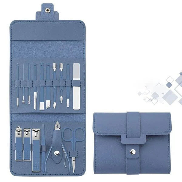 Stainless Steel Nail Clippers Portable Set (12 pcs)