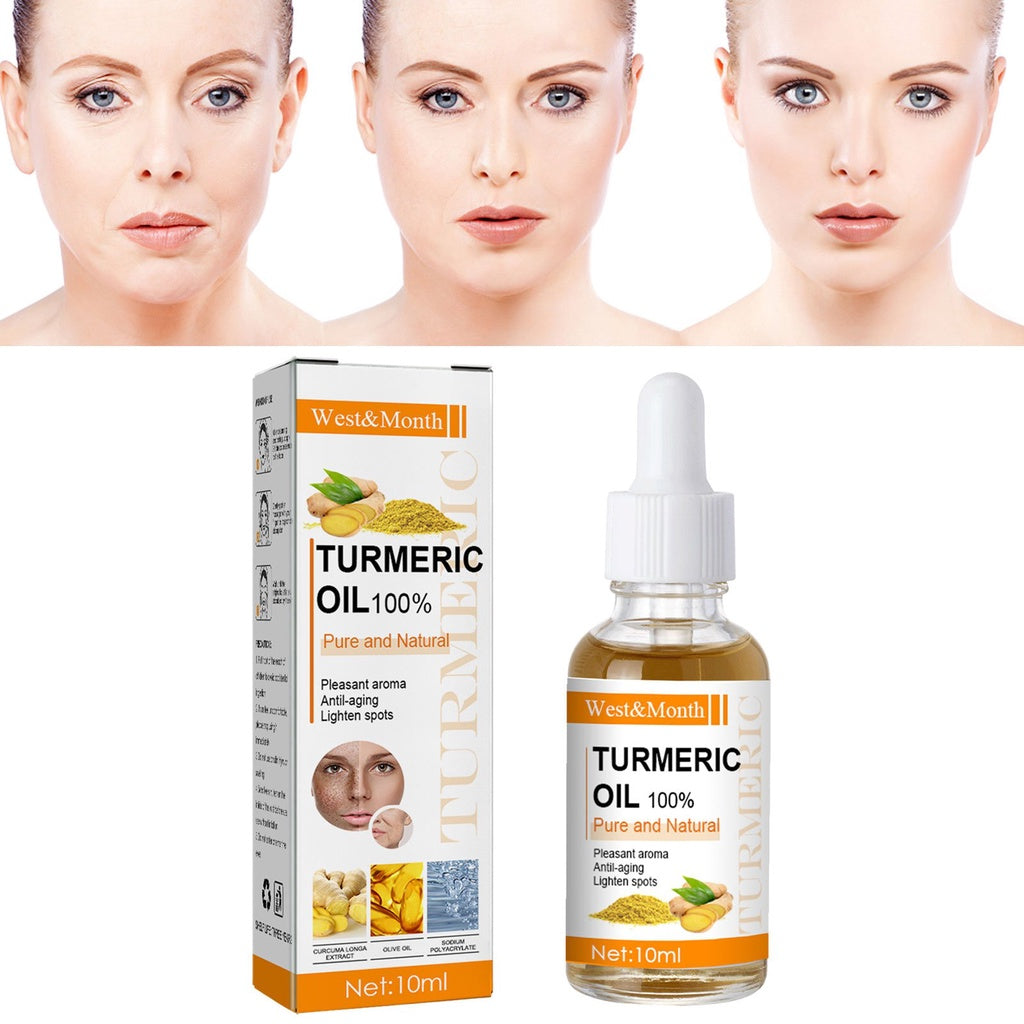 Turmeric Essential Oil Pure and Natural Turmeric Oil Organic Turmeric Facial Oil 100 Natural and Pure Turmeric Oil for Moisturising, Firming and Brightening and Reduction Fine Lines