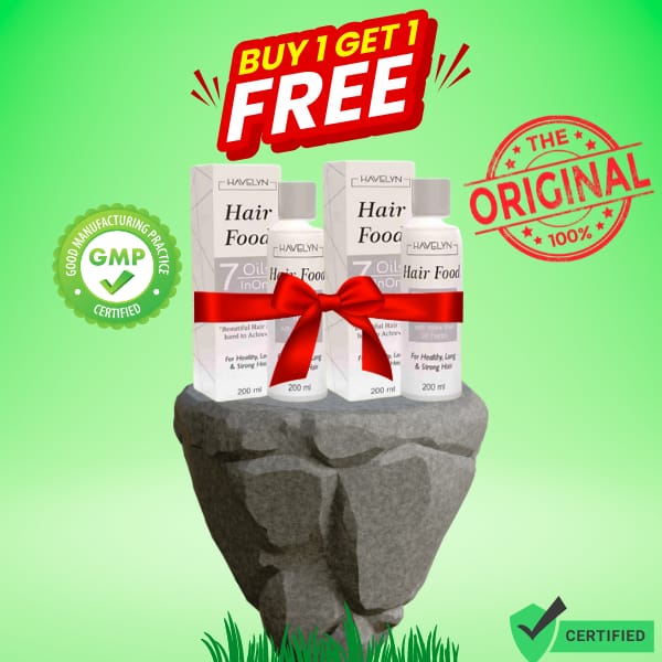 7 IN 1 HAVELYN HAIR FOOD OIL FOR HEALTHY LONG & STRONG HAIRS (BUY 1 GET 1 FREE)