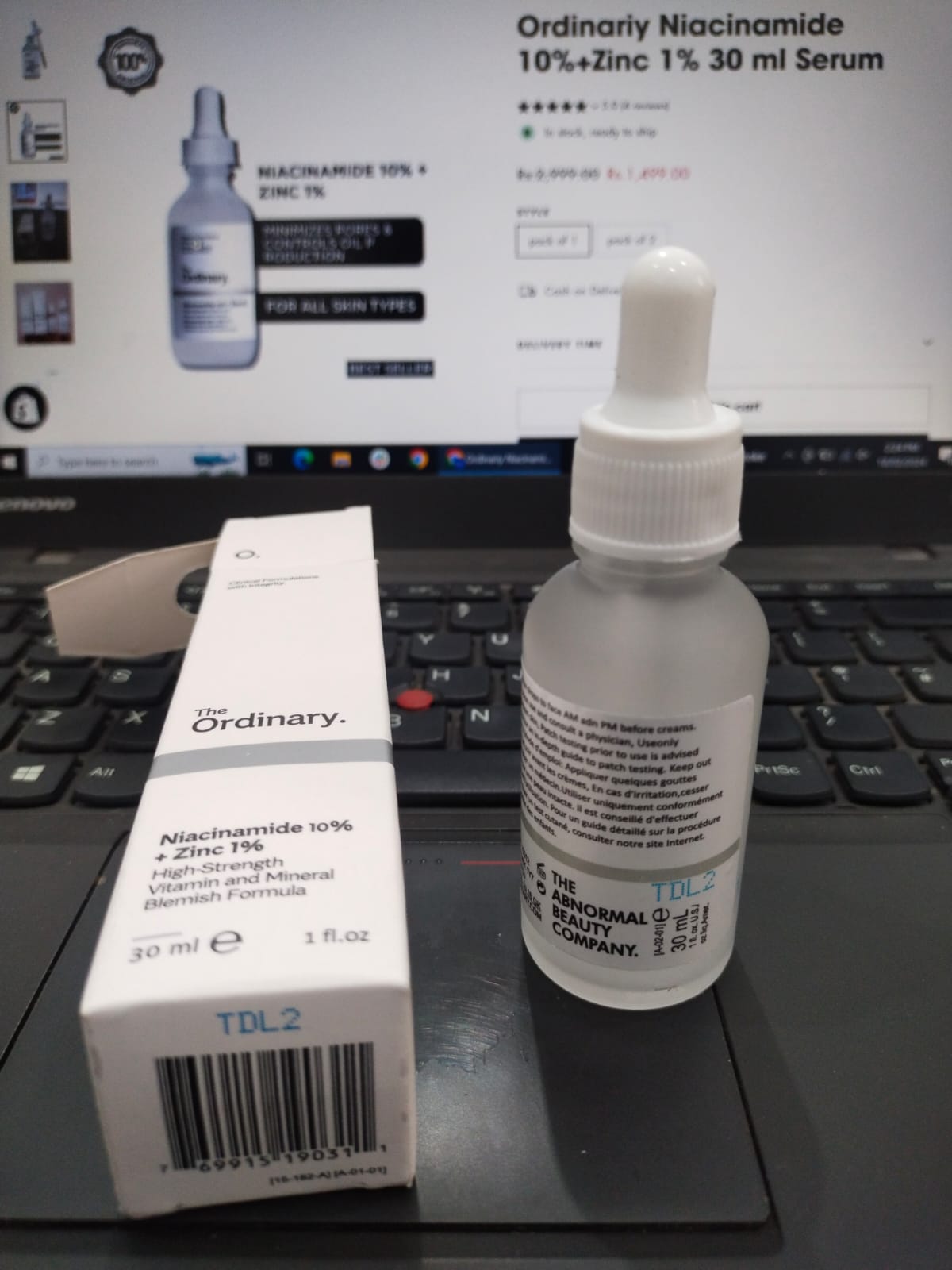 Ordinary Niacinamide 10%+Zinc 1% 30 ml Serum