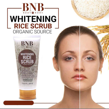 [Specially Eid Discount ] BNB Brightening Glow Kit Rice Scrub Face Wash + Mask (Pack Of 3) [100% Original Quality]