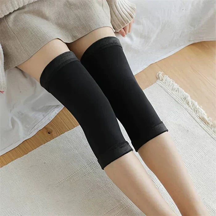 2pcs Cashmere Leg Warmer, Wool Warm Thickened And Fleece For Men's & Women